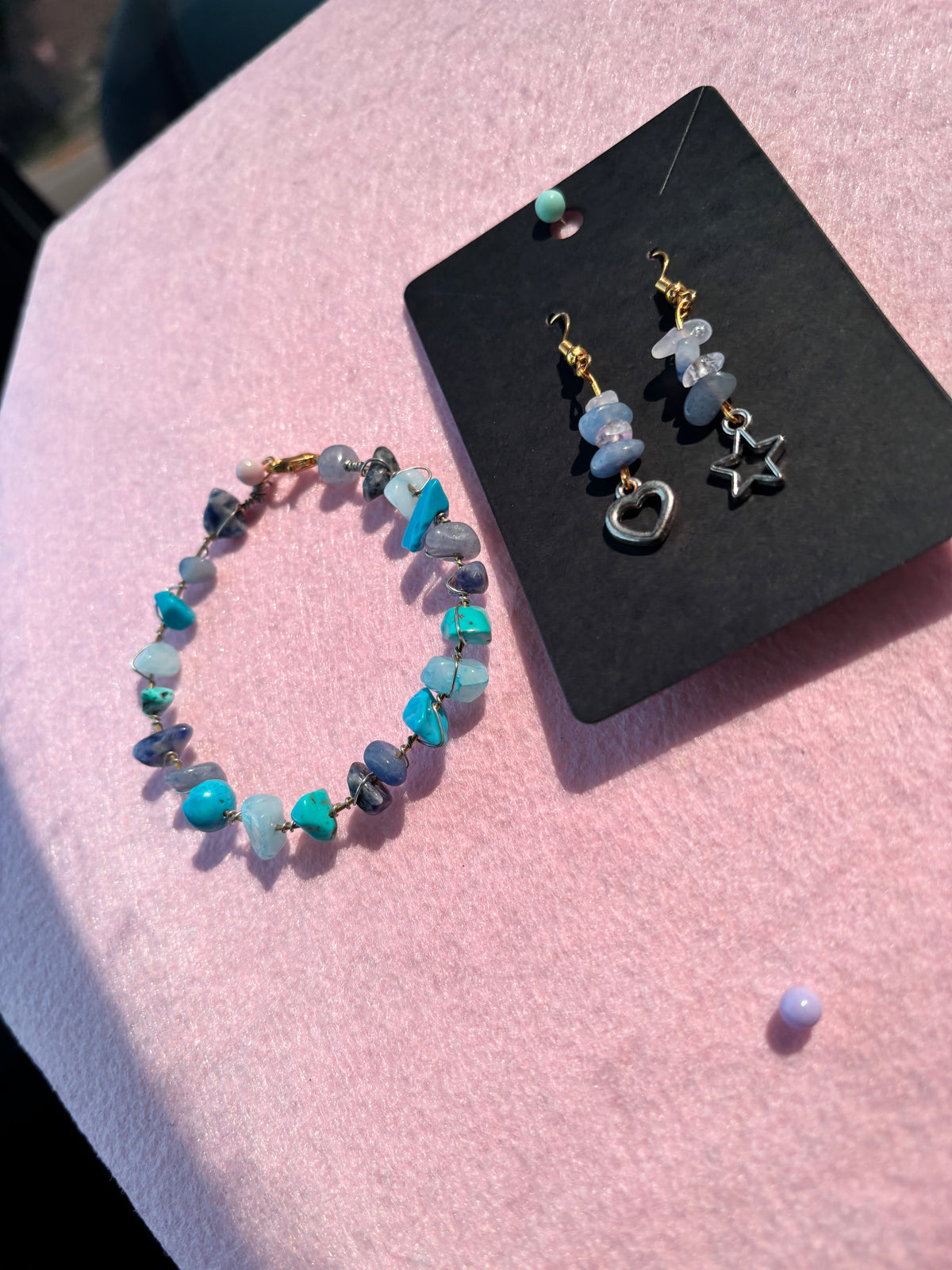 Burning blue set💙🤍